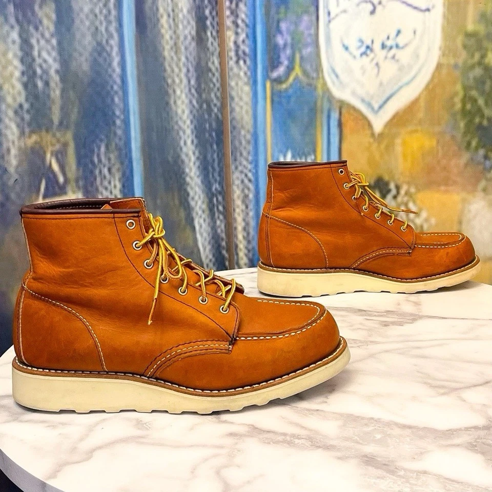 Red Wing 3375 Mujer Clásico Sin usar, en caja 6” Oro Legacy Cuero Marrón Talla 9 Usado en Excelente Condición Foto 2 de 4