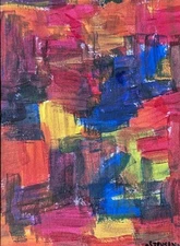 Original Acrylic Wall Artwork Painting Abstract Contemporary OOAK