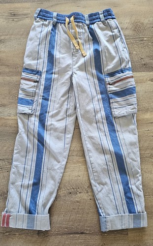 Matilda Jane x Joanna Gaines Boys Cargo Pants Boys Size 8 Little Rascal Striped - Picture 2 of 10