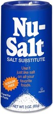 Nu-Salt Sodium-Salt Substitute, 3oz Shaker Bottle (Pack of 1)