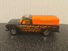 Ford F 150 Pickup 2001 Hot Wheels 1979 Harley Davidson negra