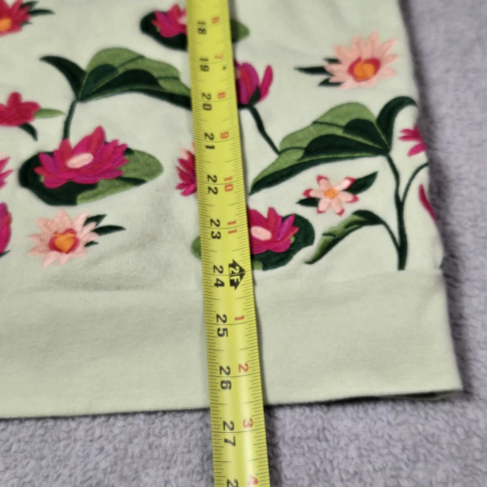 Disney The Princess & The Frog Tiana Embroidered Sweatshirt Women's S/M Green - Image 4 of 4