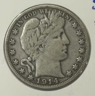 1914-S 50c Barber Half Dollar BETTER DATE ** HKEKX1419