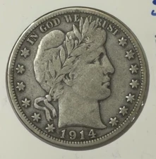 1914-S 50c Barber Half Dollar BETTER DATE ** HKEKX1419