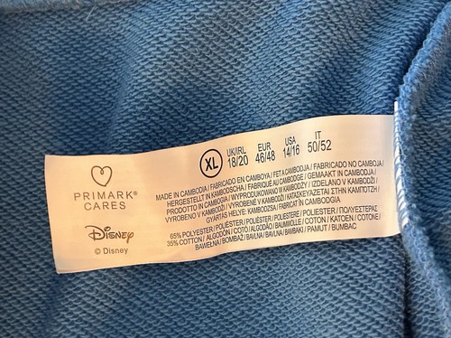 Disney Lilo and Stitch Women's Knit Shorts Size XL Blue NWT - Picture 6 of 6