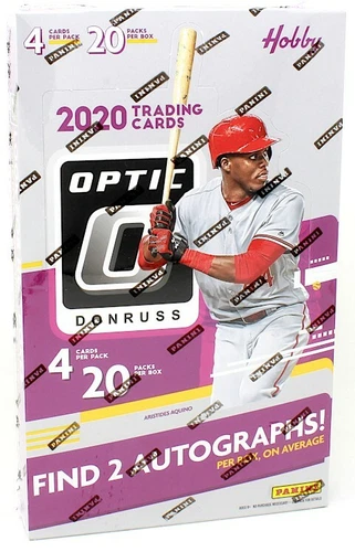 2020 PANINI DONRUSS OPTIC BASEBALL HOBBY BOX BLOWOUT CARDS