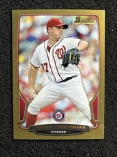 JORDAN ZIMMERMANN #96 2013 Bowman Gold QTY Washington Nationals