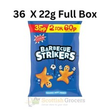 Golden Wonder Barbecue Strikers Barbecue Flavour 36 X 22g Trending Snack