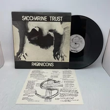 Saccharine Trust ‎Paganicons Vinyl LP OG US 1981 45RPM Press VG+/VG+ Punk SST