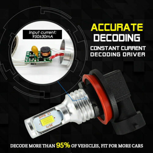 For 2013-2016 2017 2018 Chevy Traverse LED Headlight Hi/Lo+Fog Light Bulbs Kits - Picture 6 of 11