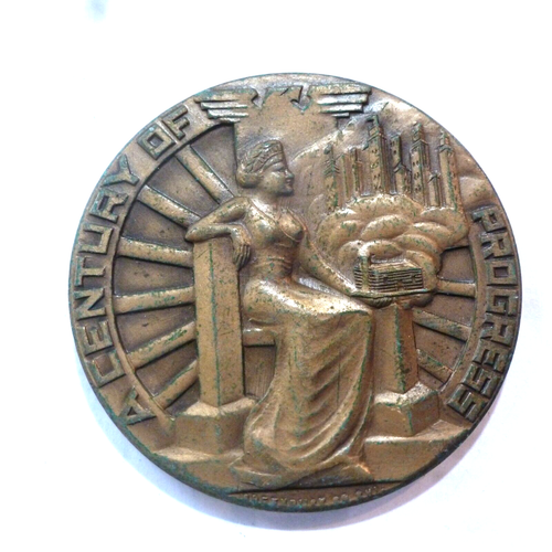 1934 HK-468 "GREEN DUCK" SO-CALLED DOLLAR CENTURY OF PROGRESS UNCIRCULATED - Picture 3 of 4