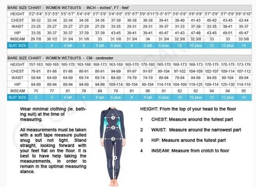 Traje de neopreno Bare Elate 5 mm traje de neopreno para mujer buceo deportes acuáticos gris UK6 NUEVO - Imagen 5 de 5