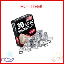 Elastic Bandage Clips - 30 Pack - Bandage Wrap Clips