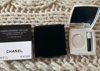 Chanel OMBRE PREMIERE TOP COAT EYESHADOW VEIL - 317 CARTE BLANCHE - Ltd Edition
