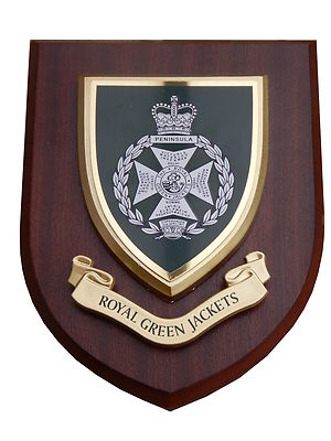 RGJ Royal Green Jackets Wandrelief UK handgefertigt für MOD