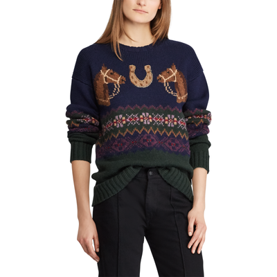 ralph lauren horse sweater