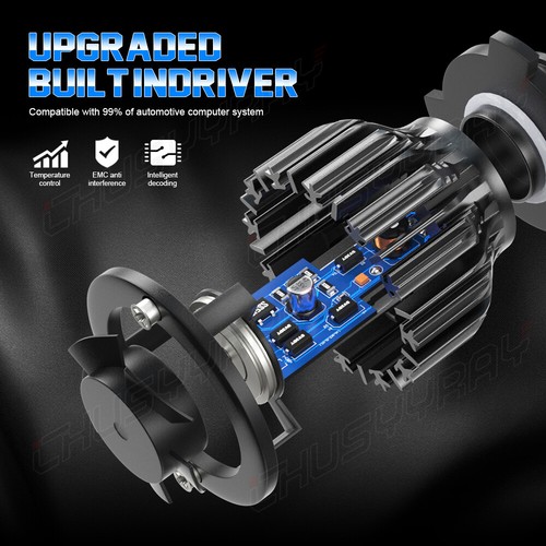 For Lexus ES350 ES300h 2013-2015 Blue LED Headlight Hi/Low Fog Light Bulbs Combo - Picture 11 of 24