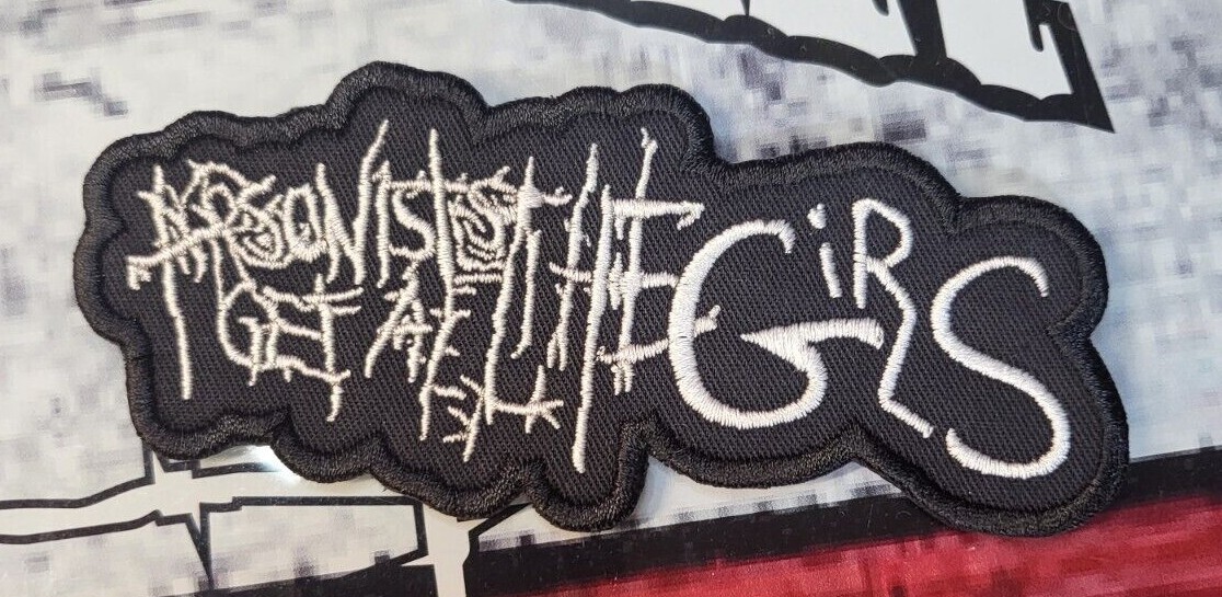 EMBROIDERED ARSONISTS GET ALL THE GIRLS METAL BAND PATCH