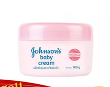 Johnson Baby Cream Moisturizer Body Face Cream Skin Care 100g x 3 Pcs