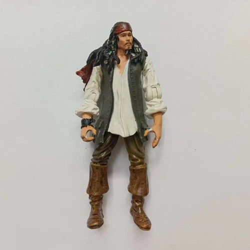 Pirates Of The Caribbean Jack Sparrow Action Figure loose 4" - Picture 2 of 6