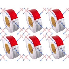 Conspicuity Tape 2  x150  Approved DOT-C2 Reflective Safety Truck Trailer Qty 6