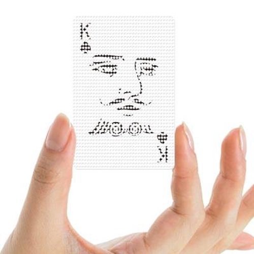 MollaSpace POKER FACE DECK OF PLAYING CARDS see-through transparent PVC LMS004 - Picture 6 of 6