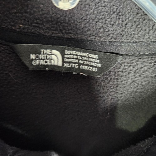 The North Face Boys Black Fleece Size XL 18-20 Full Zip - Picture 2 of 5