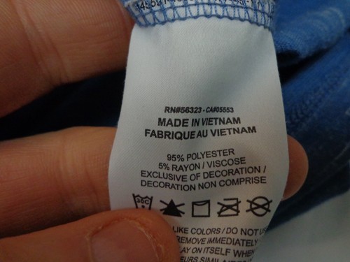 Nike Dri-Fit Tank Top ärmelloses Shirt blau Gr. XL MÄNGEL - Bild 5 von 8