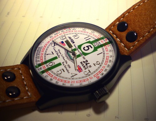 Reloj homenaje Le Mans 1959 Carroll Shelby & Roy Salvadori, estilo retro - Imagen 1 de 4