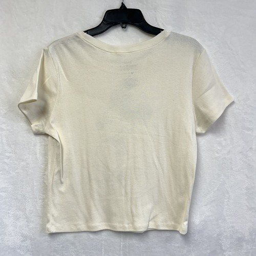 Disney Mickey Mouse Shirt Junior Teen XL NWOT Cream - Picture 4 of 6