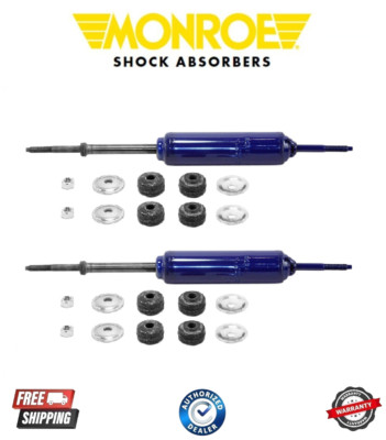 Front Monro-Matic Plus Shock Absorbers 2PCS Set Monroe For 1976-1989 Dodge Dart