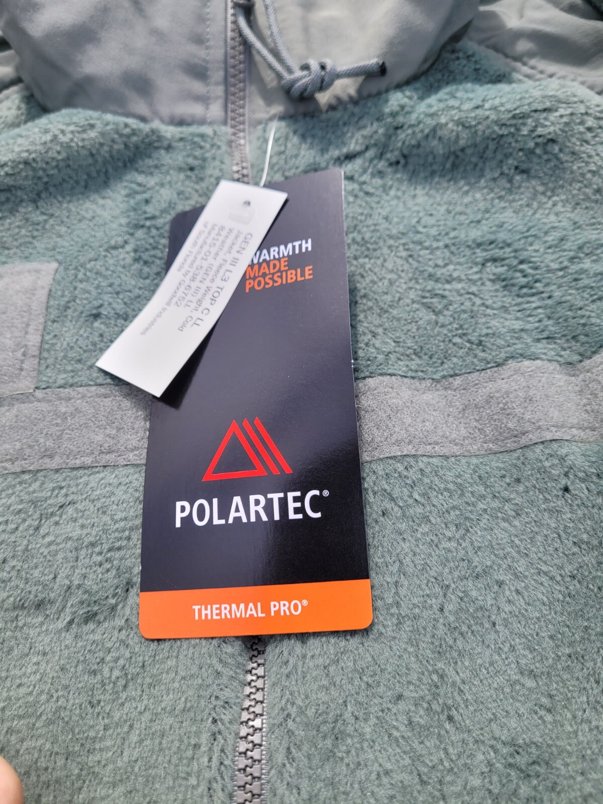 JACKET, FLEECE COLD WEATHER (GEN III) ( SIZE LG Long NSN 841501538