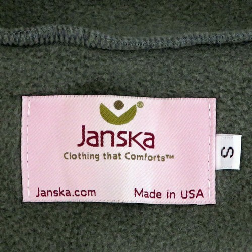 Janska Gray Sleeveless Vest Polartec Fleece Button Front USA | Women's Small - Picture 3 of 4