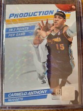 2010-11 Donruss Carmelo Anthony Production Line Press Proof 71/100 #3 Nuggets