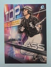 2018 Bowman Chrome Nick Madrigal Auto Top Of The Class Box Topper Refractor /35