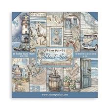 Silent Sea - Stamperia 12" x 12" Paper Pad 10/pkg Journal Mixed Media Scrapbook