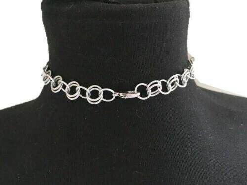 Corbata Chainmail, artículo nuevo, corbata de plata con toques de aluminio regalo - Imagen 3 de 5