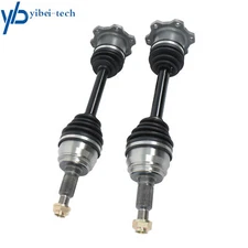 2× Front CV Axle Shaft For Chevy Silverado GMC Sierra 1500 Tahoe Yukon 2007-2020