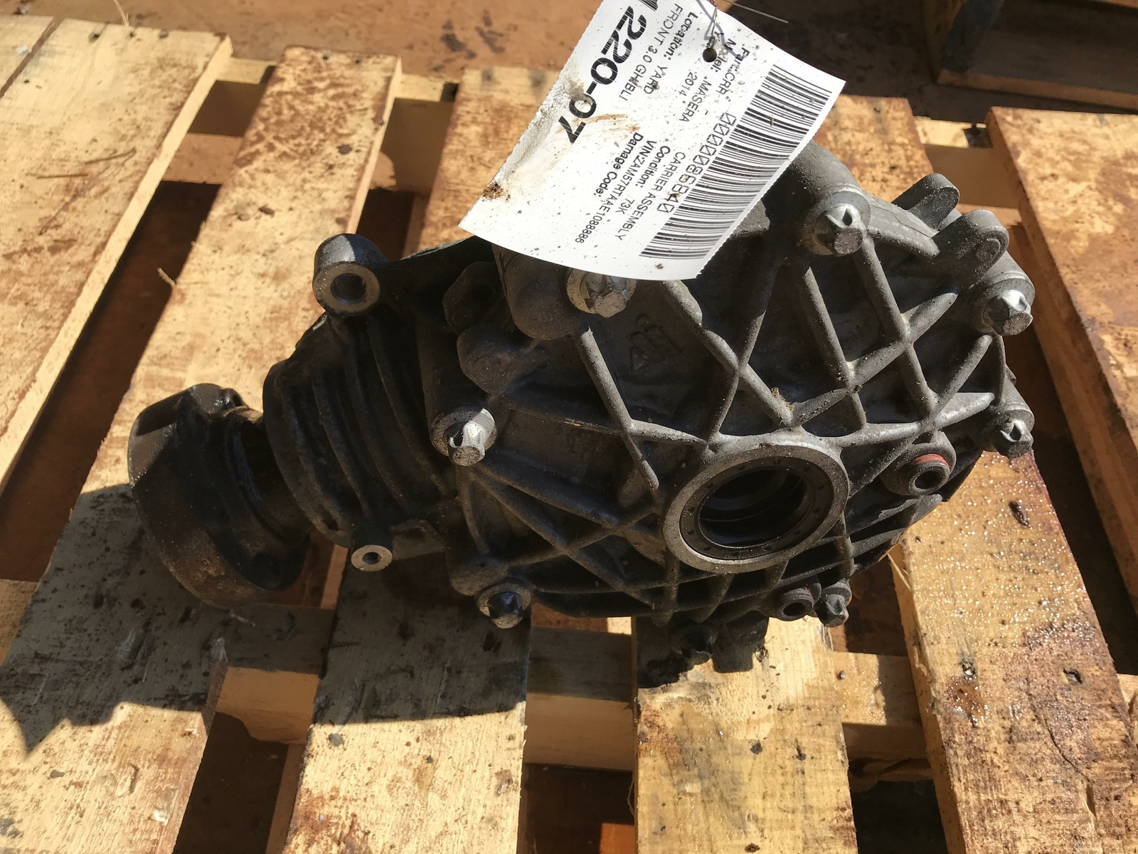 14 15 16 17 MASERATI GHIBLI Q4 FRONT DIFFERENTIAL CARRIER ASSEMBLY 73K MILES