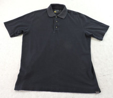 Eddie Bauer Travex Mens Medium Charcoal Gray Breathable Polo Shirt