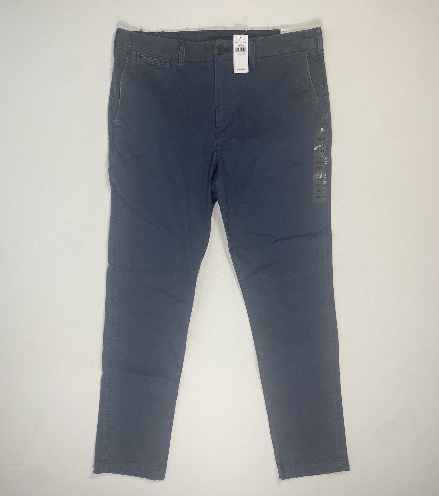 American Eagle 34x32 (36x30) Pants Flex LivedIn Khakis Flex Chino NWT
