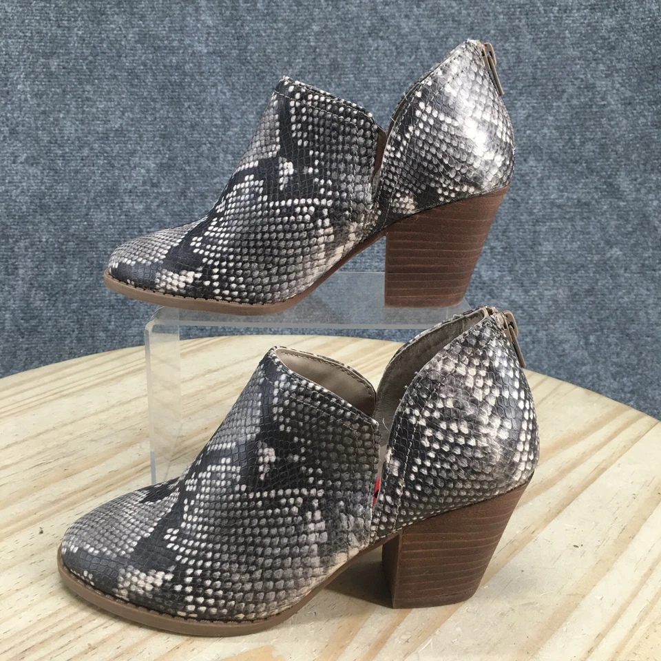 Botas Carlos By Carlos Santana Mujer 6 Carmin Piel de Serpiente Multicolor Imitación Cuero Foto 2 de 4