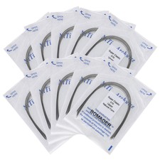 100×Dental Orthodontic Super Elastic Arch Wire Round Nature Form 0.016 Upper