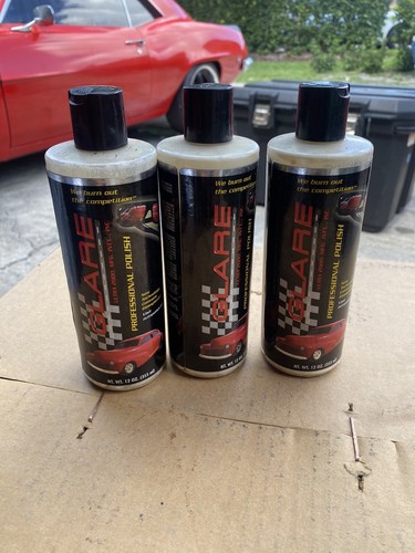 GLARE Ultra 2000 PROFESSIONAL Auto POLISH Wax NOT PESTICIDES 12OZ 3 Bottles Lot - Picture 15 of 20