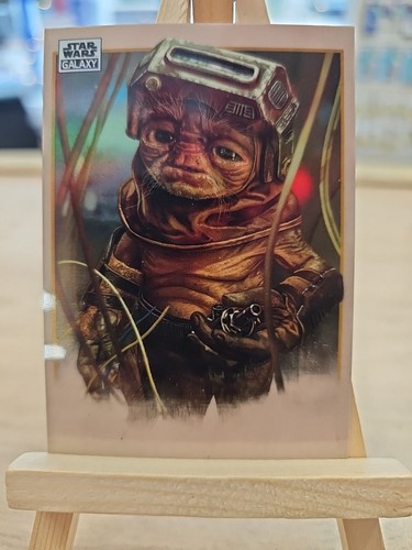2024 Topps Chrome Star Wars Galaxy #75 Little Droidsmith Mini Diamond Refractor - 第 1/2 張圖片