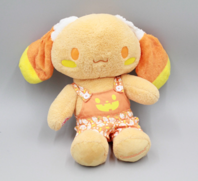 Sanrio Build a Bear Candy Corn Cinnamoroll Plush + Overalls