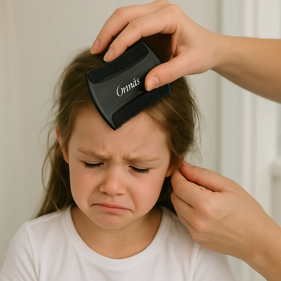 2 Piece Lice Comb Removal Set  One for Nits one for Lice & Eggs Fine Teeth - Image 2 of 4