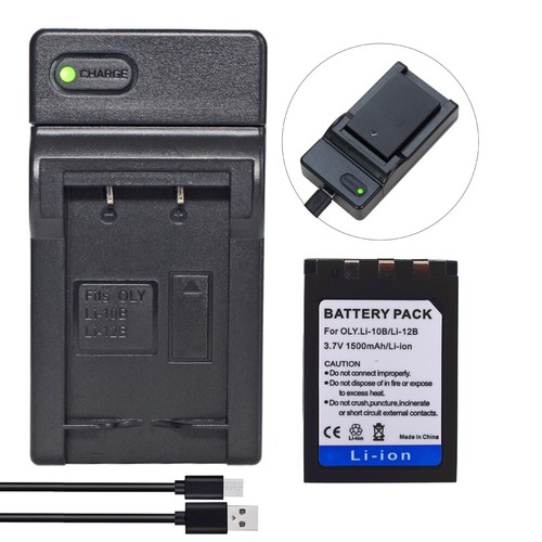 Battery or charger for Olympus Li-10B Li-12B Camedia C760 C-765 C-770 Ultra Zoom - Picture 25 of 42