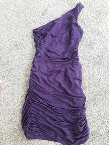 purple slinky dress