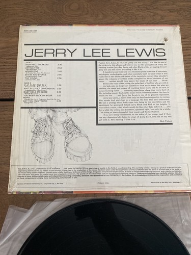 Jerry Lee Lewis High Heel Sneakers Stereo LP Pickwick SPC 3224 1970 In Shrink - Picture 4 of 6